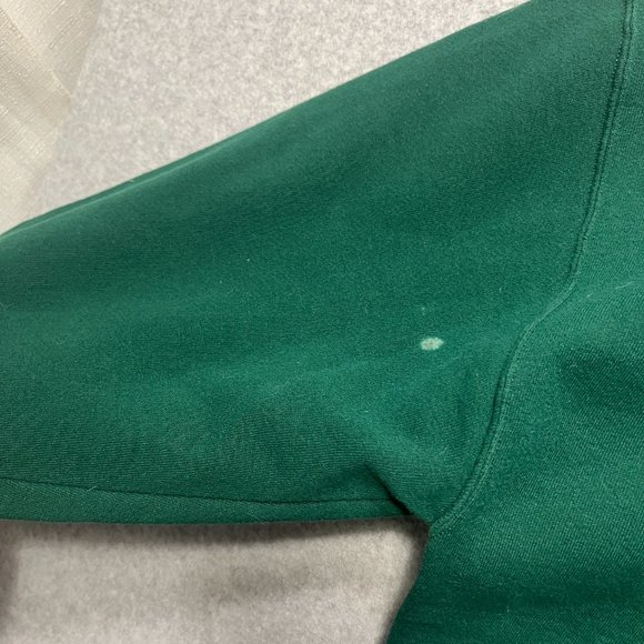 Vintage Russell Athletic Sweatshirt Mens Large Green Crewneck Pullover Solid - Picture 7 of 9